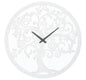 White tree design wall clock ø 55 cm