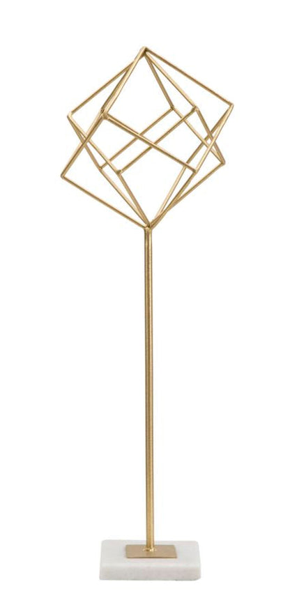 Elegante kubische Skulptur 16x18x52,5 cm