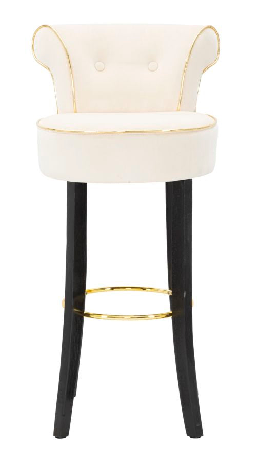 Sgabello Bar Elegante Luxy Crema 46x48x96 cm