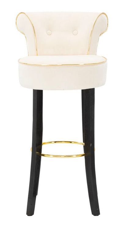 Sgabello Bar Elegante Luxy Crema 46x48x96 cm