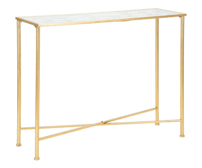 Console in Vetro con Farfalle 100x35x80 cm