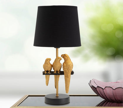 Nachttischlampe mit Papageien-Design, ø 20x39 cm
