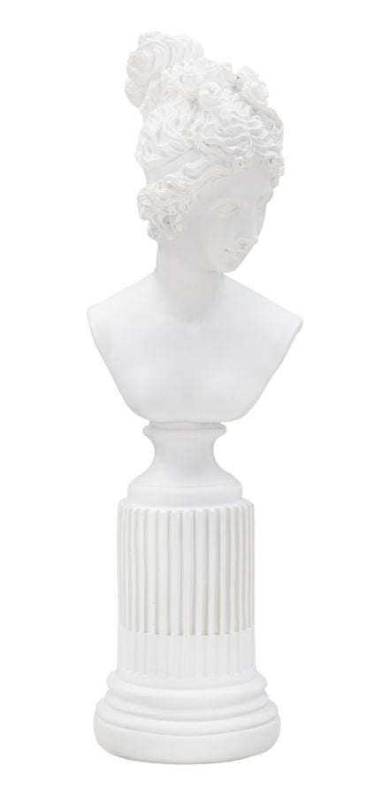 Scultura Elegante di Donna con Base - 11x10,5x35,5 cm