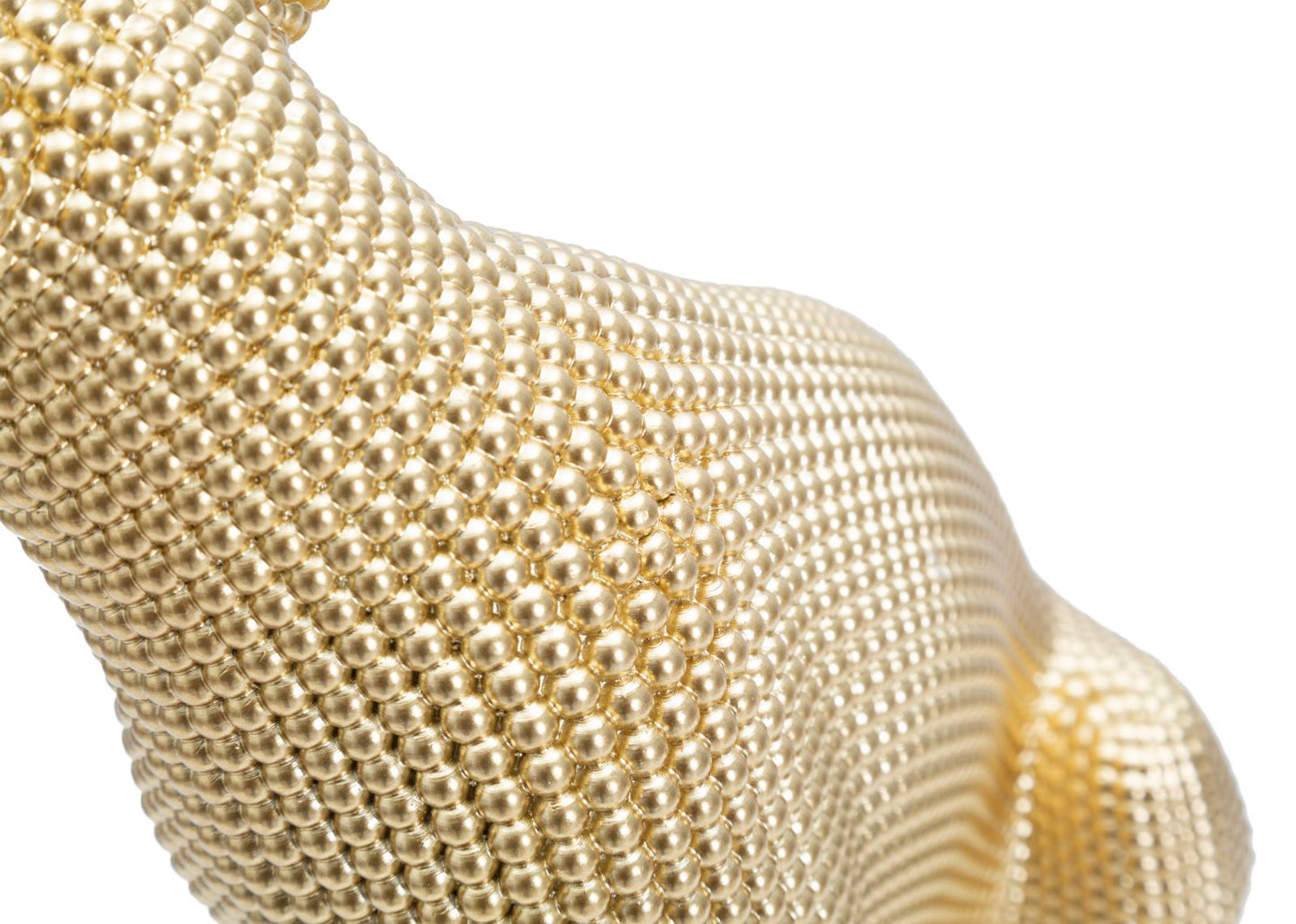 Statuette Goldener Leopard 23x15,5x29 cm