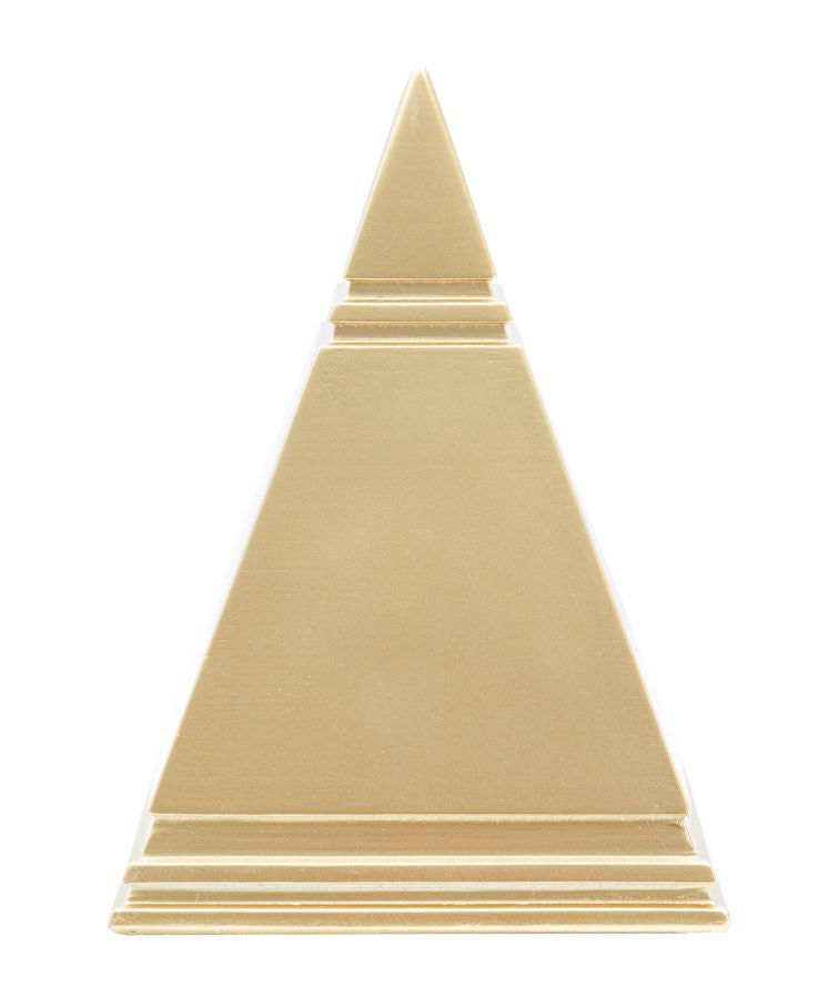 Elegante goldene Pyramide 11,5x11,5x15,5 cm