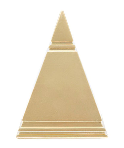 Elegante goldene Pyramide 11,5x11,5x15,5 cm