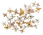 3D Decorative Panel Butterflies Gold/Pink cm 132x3.5x95.5