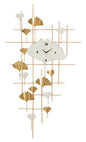 Elegant Wall Clock Tow 75.5x3.5x133 cm