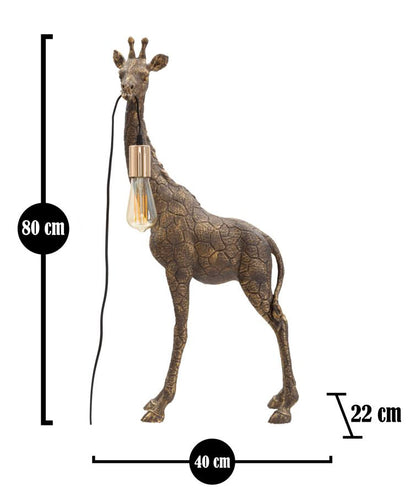 Lampada Giraffa da Tavolo Alta 80 cm