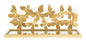 Elegant Wall Shelves with Butterfly Decorations - Pair 43x19.2x16.5 cm