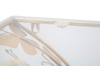 Wand-Nachttisch mit eleganten Schmetterlingen 44,5x24,5x34,5 cm