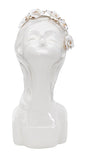 Elegant Young Lady Vase with Roses 10x14x26 cm