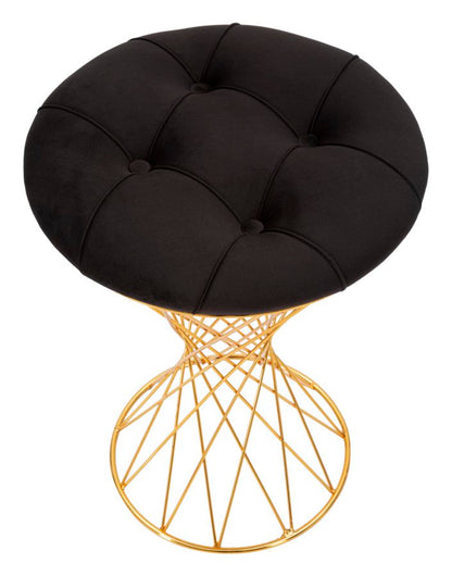 Hocker Torre Elegant Schwarz Ø 41x50