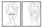 "Female Essence" Decorative Iron Panels Pair 60x1x80 cm