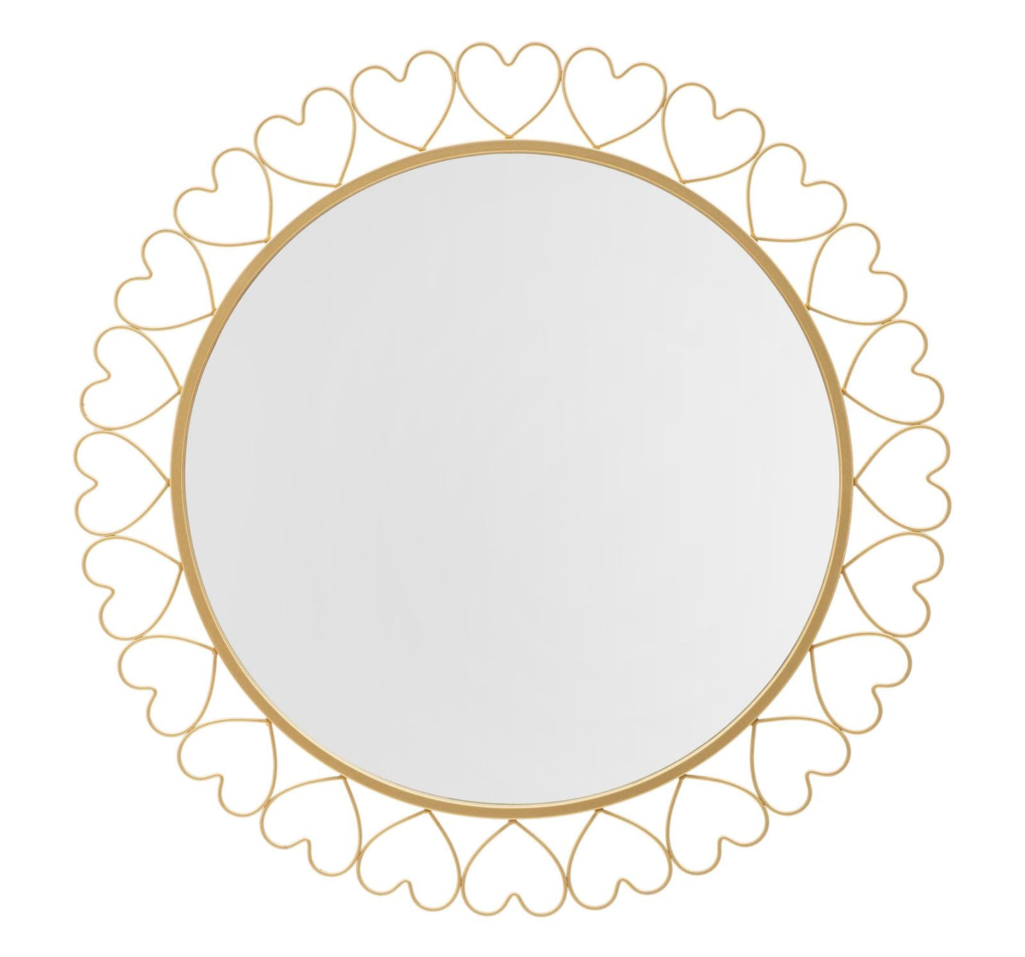 Specchio Cuori Ø 80 cm - Eleganza e Luce per Ogni Ambiente