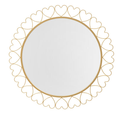 Specchio Cuori Ø 80 cm - Eleganza e Luce per Ogni Ambiente
