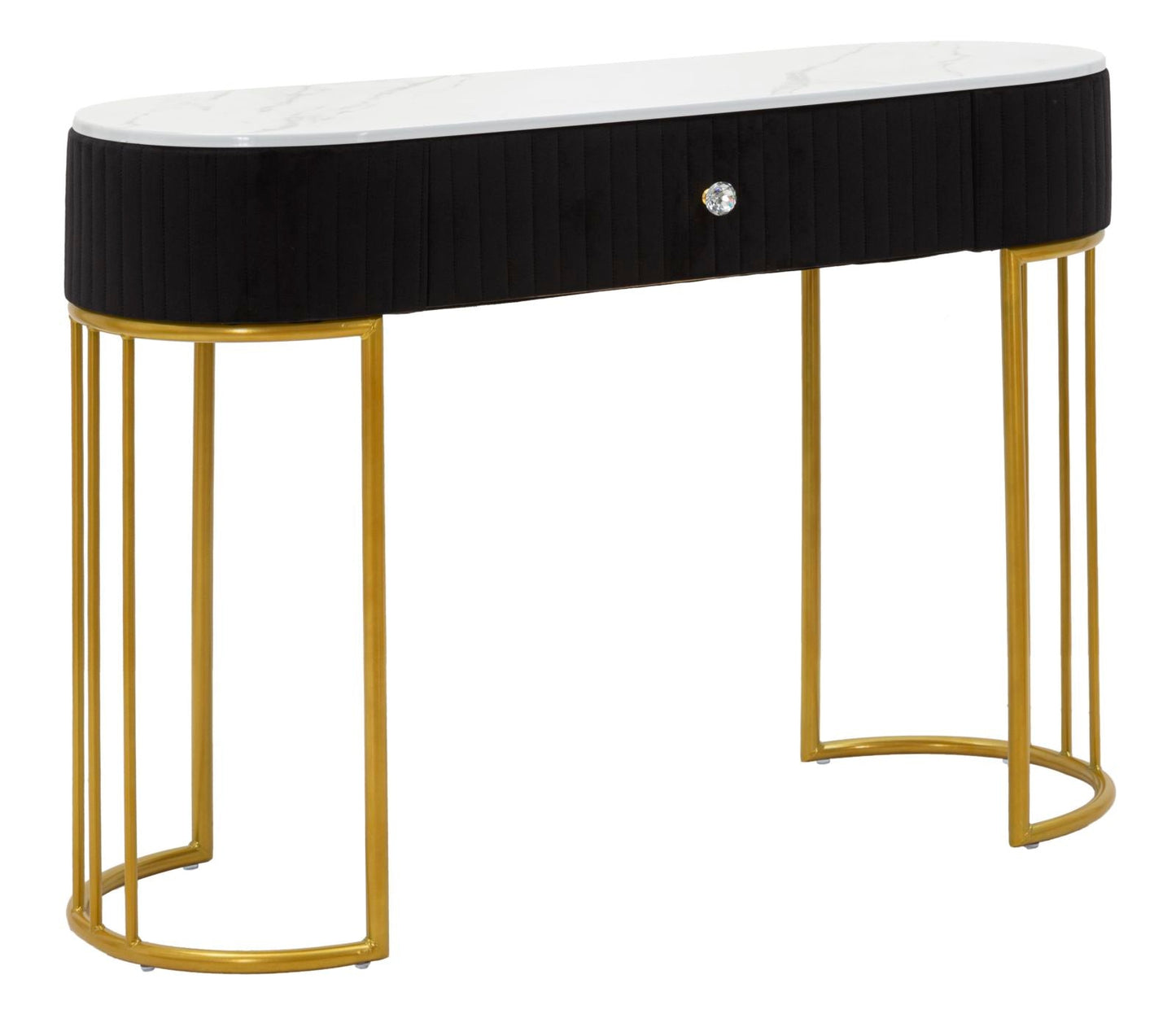 Console Montpellier Elegante Nera 100x43x74 cm