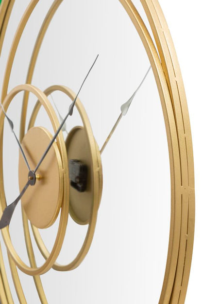 Orologio da Parete Rotondo in Specchio Ø 90x5,5 cm