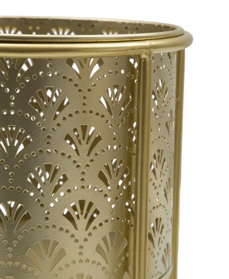 Coppia di Vasi Golvy Eleganti - Diametro 21 cm, Altezza 40 cm e 19x22 cm
