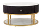 Montpellier Black Round Coffee Table Ø 75 cm - Elegance and Functionality