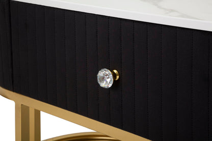 Eleganter TV-Schrank Montpellier Schwarz 150x42x45 cm