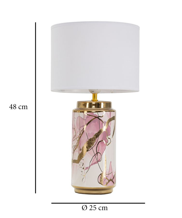 Tischleuchte Abstrakte Eleganz cm Ø 25x48