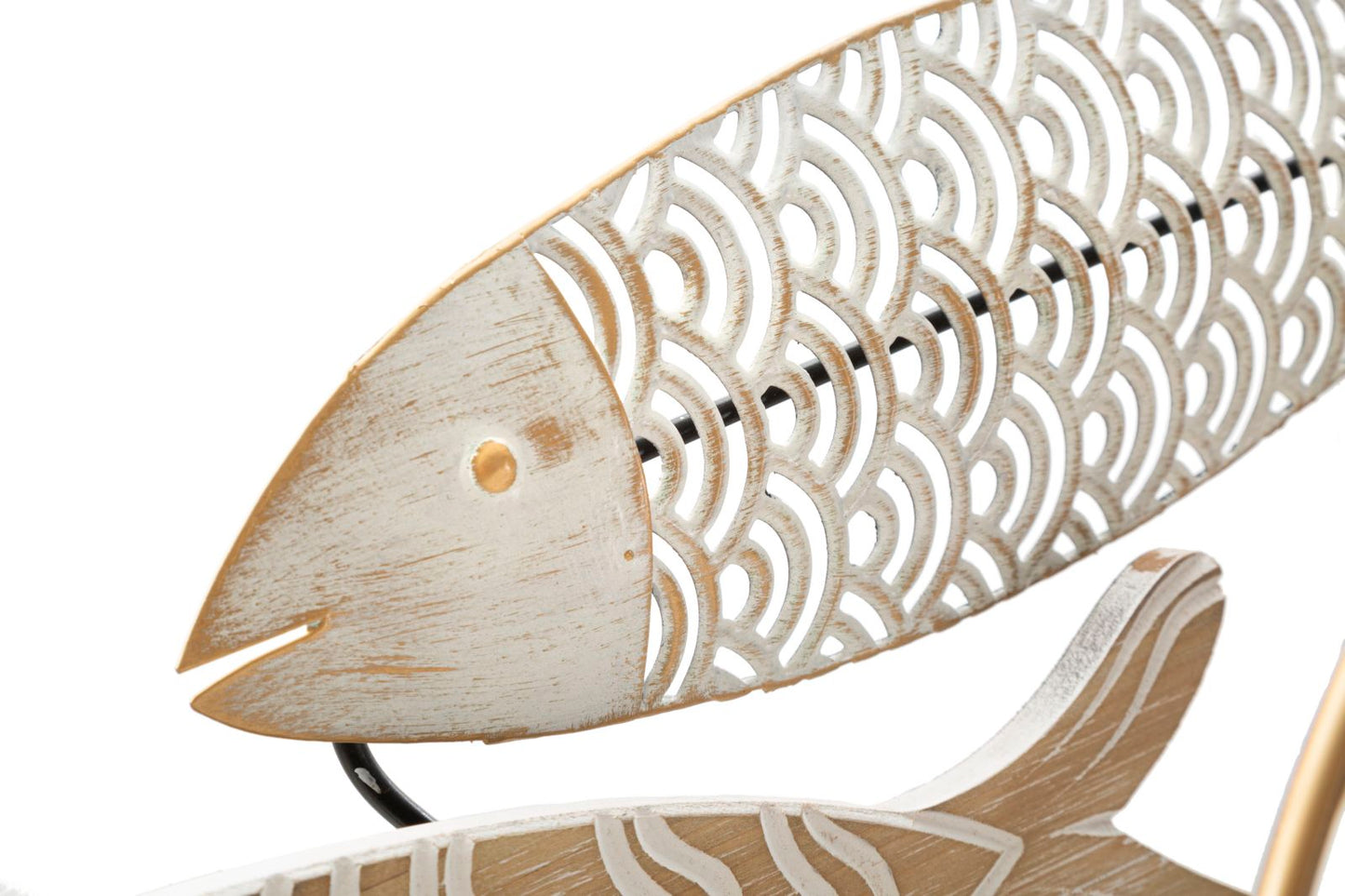 Deko-Wandpaneel aus Eisen Fishy Move cm 142,9x5x61,6