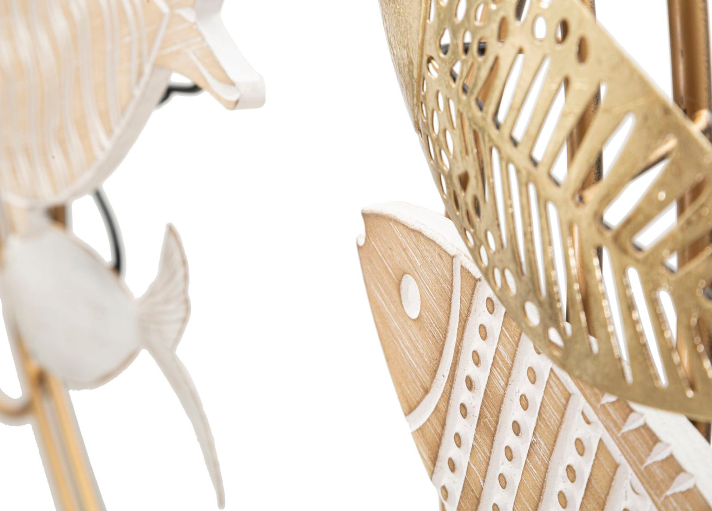 Deko-Wandpaneel aus Eisen Fishy Move cm 142,9x5x61,6