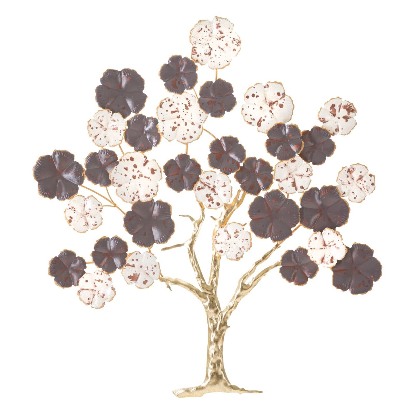 Deko-Wandpaneel Purpy Baum aus Eisen 73,7x5x80 cm