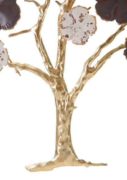 Deko-Wandpaneel Purpy Baum aus Eisen 73,7x5x80 cm