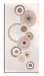 Circly Canvas Painting with Inserts - 50x3.2x100 cm