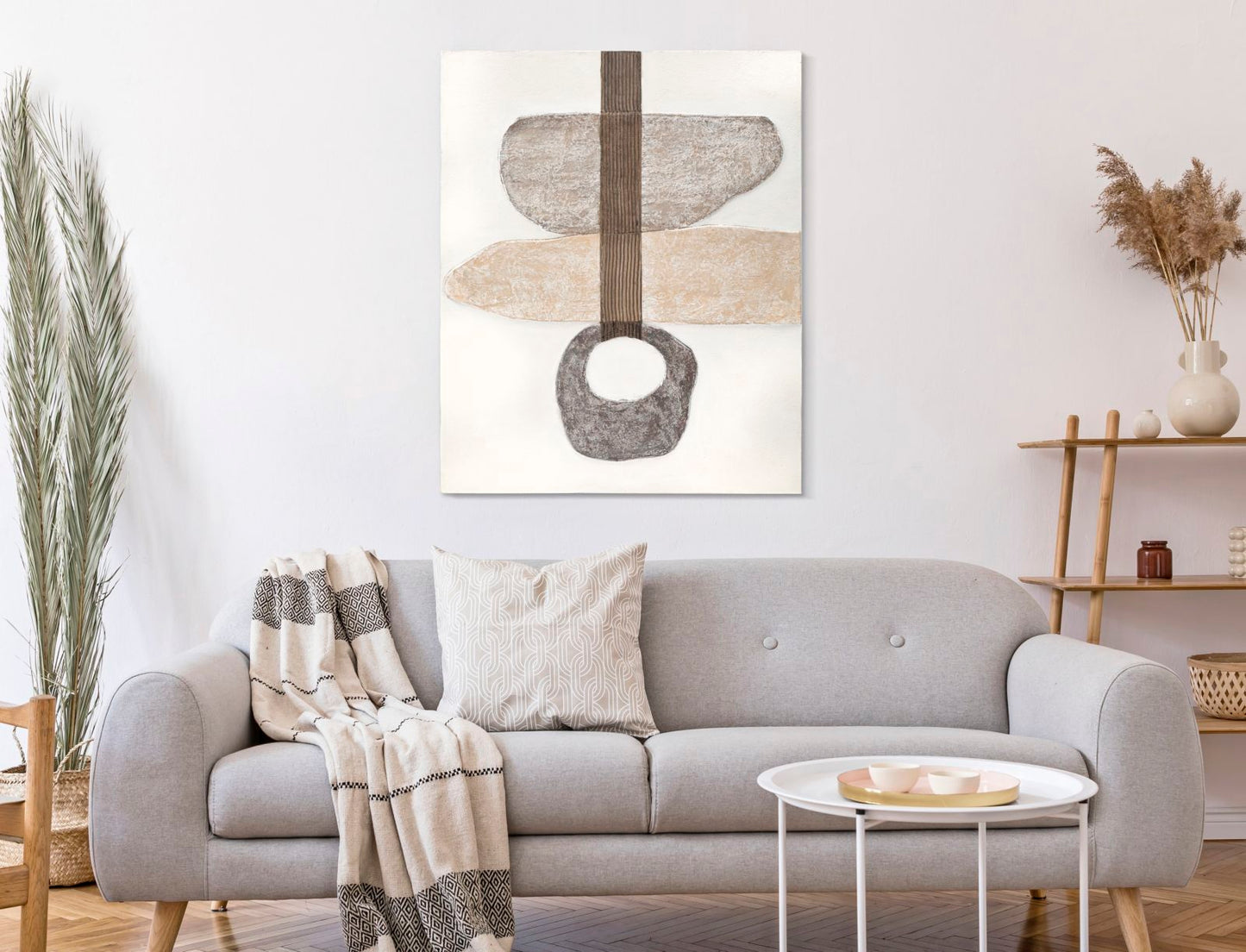 Abstrakte Kunst Stony - 80x2,8x100 cm