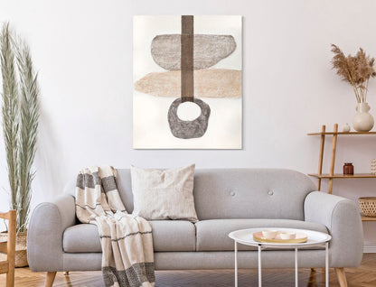 Abstrakte Kunst Stony - 80x2,8x100 cm