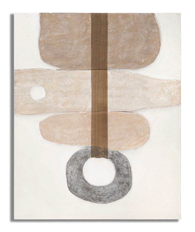 Stony Canvas Painting - 80x2.8x100 cm Elegant and Modern
