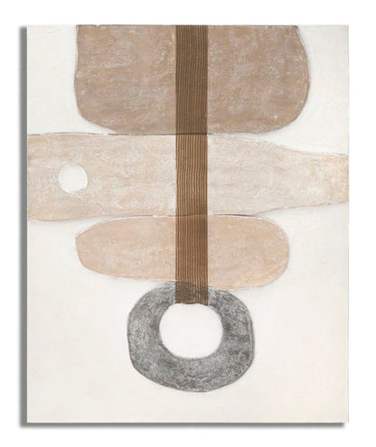 Stony Canvas Painting - 80x2.8x100 cm Elegant and Modern