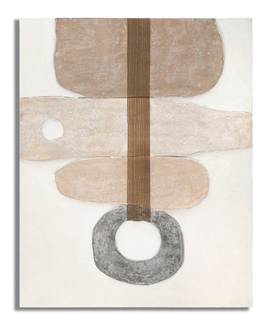 Stony Canvas Painting - 80x2.8x100 cm Elegant and Modern