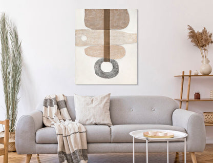 Stony Canvas Painting - 80x2.8x100 cm Elegant and Modern