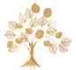 Goldy Tree-Shaped Decorative Iron Panel - 81x2.5x78 cm