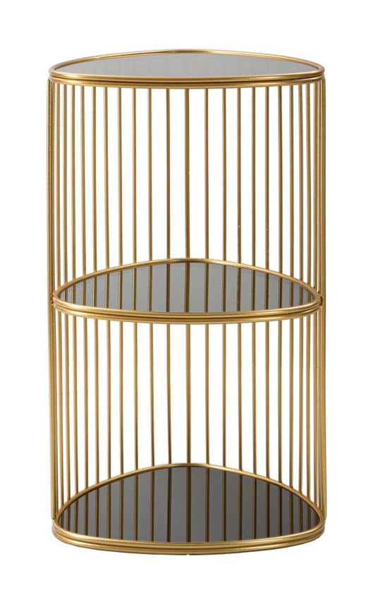 Elegantes Telefontischchen Dreifach Ø 45x80