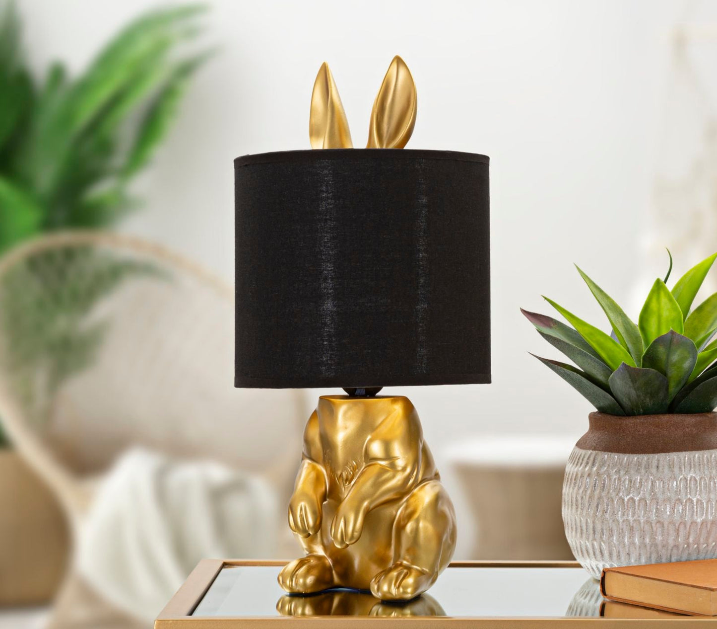 Elegante Tischlampe Hasenform cm ø 20x43