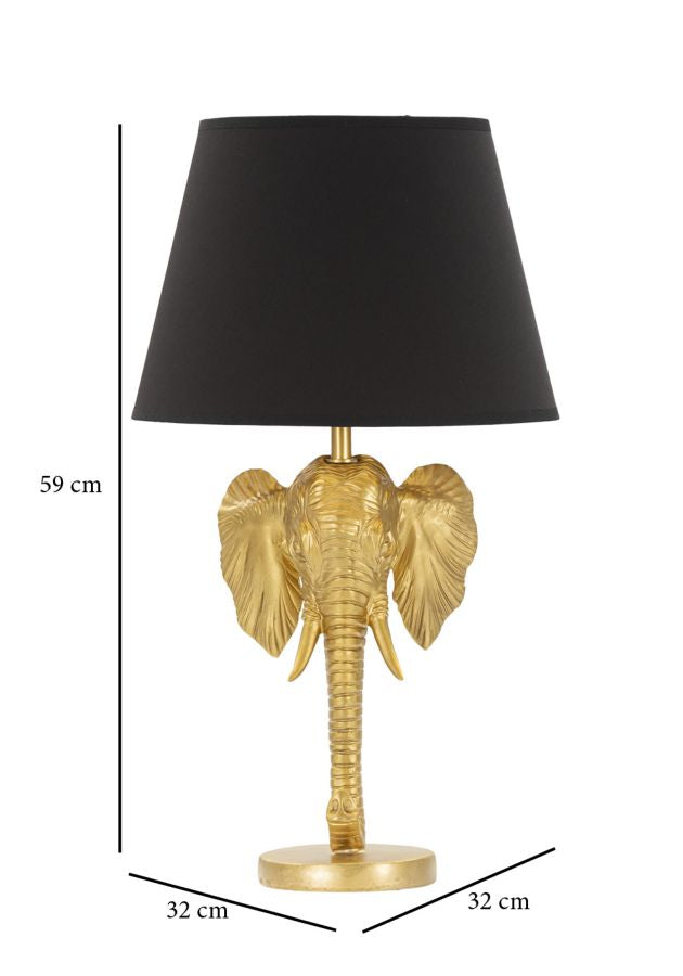Tischleuchte Elefant Exklusives Design cm ø 32x59