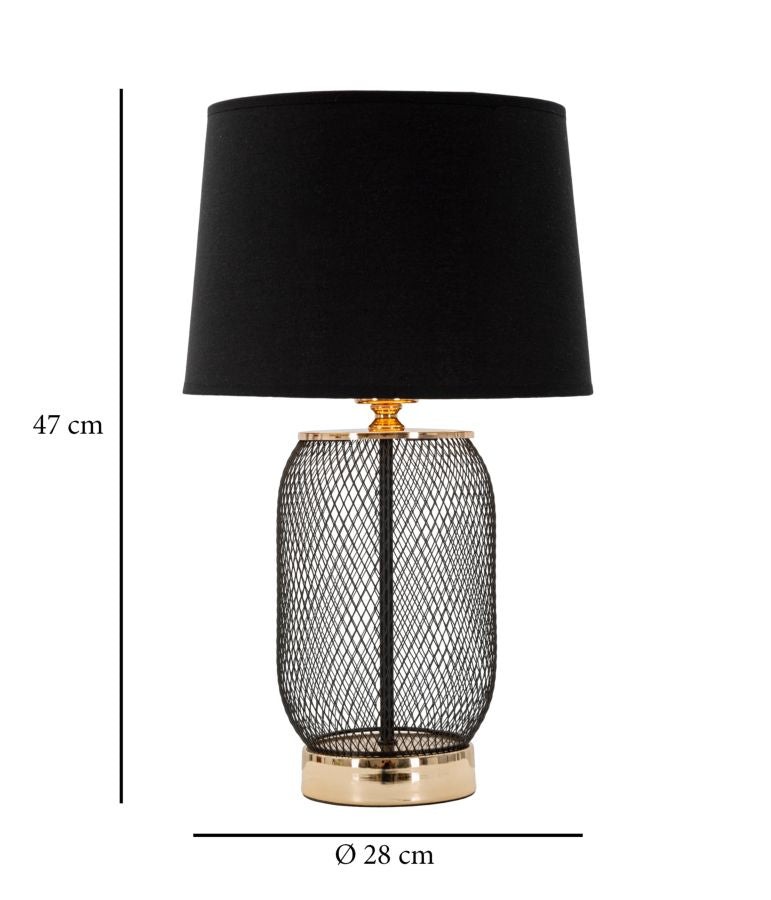 Elegante Tischleuchte Chaine cm ø 28x47