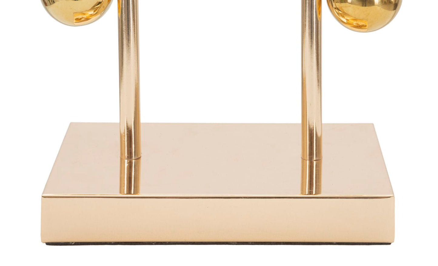 Tischlampe Bubble aus goldenem Metall, ø 32,5x61 cm