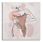 Art Print Woman 80x2.8x80 cm