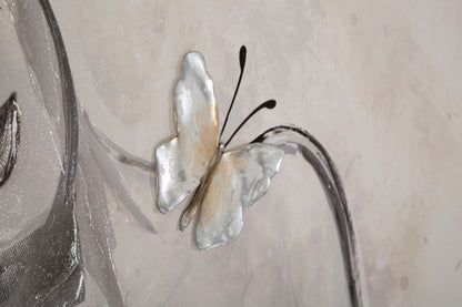 Weibliches Gemälde - 80x2,8x80 cm