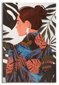 Female Art Print in the Jungle - 80x2.8x120