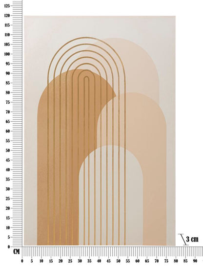 Glänzender Kunstdruck – 80x3x120 cm