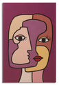 Cubist Faces New Artistic Print - 60x3x90 cm
