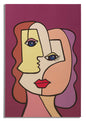 Cubist Art Print Faces New - 60x3x90 cm