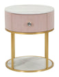 Montpellier Elegant Pink Nightstand Ø 42x48 cm